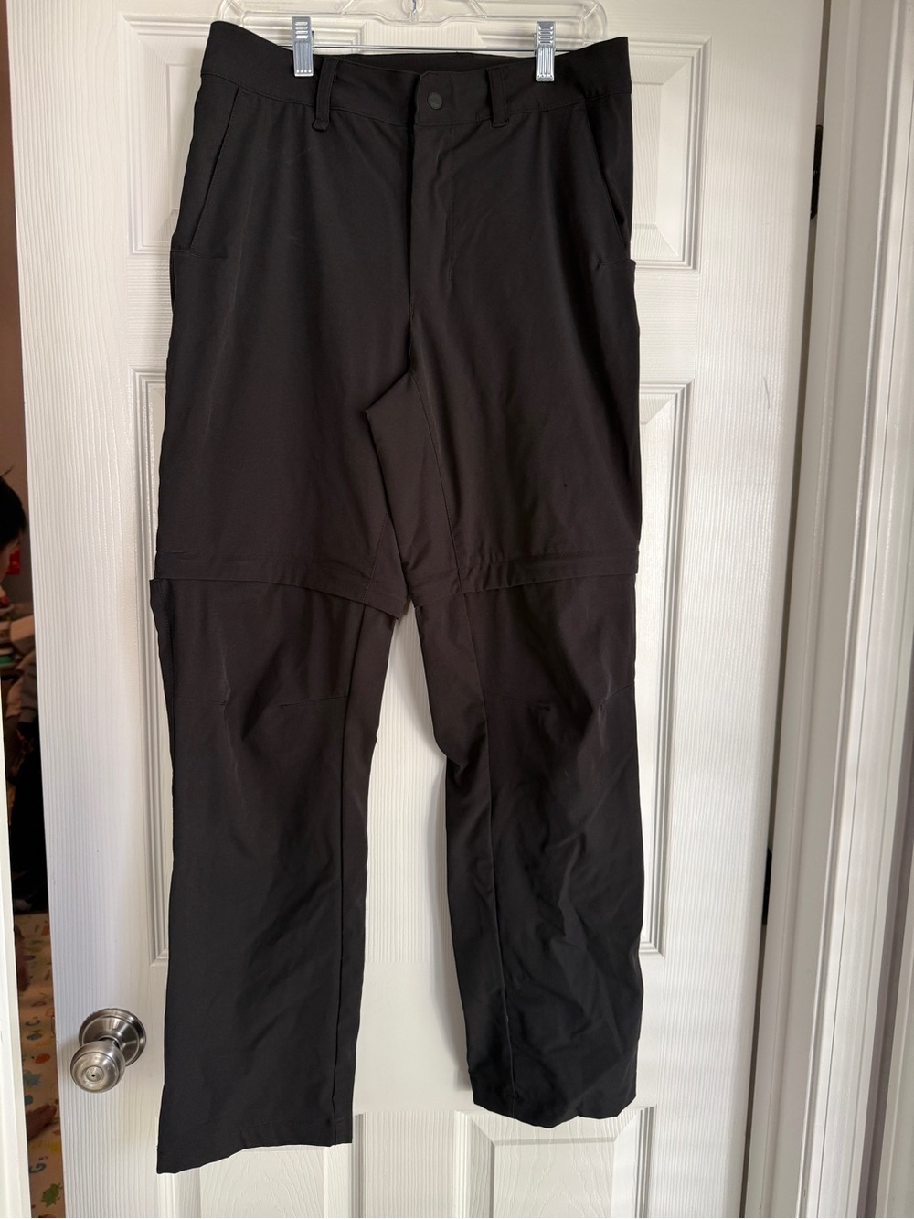 The North Face Men's Black Convertible Cargo Pants Gorpcore